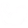 Icon of a flexed bicep muscle representing strength.